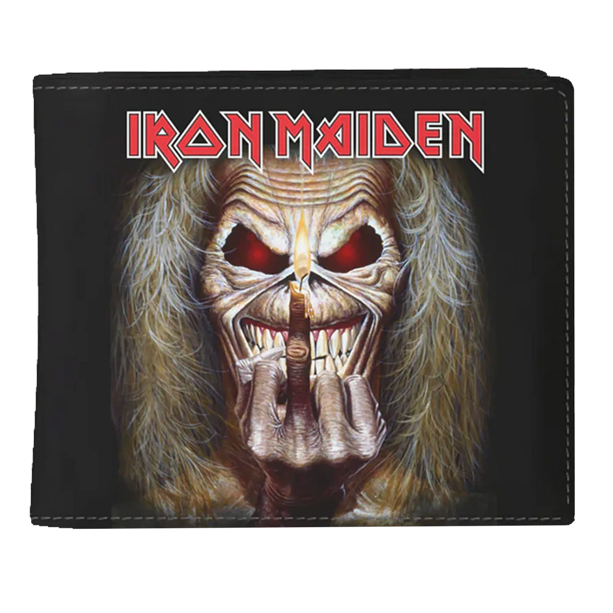 Portefeuille Iron Maiden Eddie Doigt d’Honneur face avant