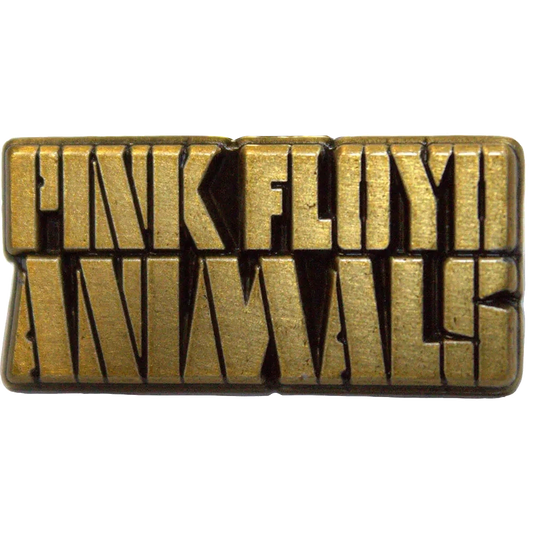 Pin Pink Floyd - Animals doré - badge métallique officiel Rock Off