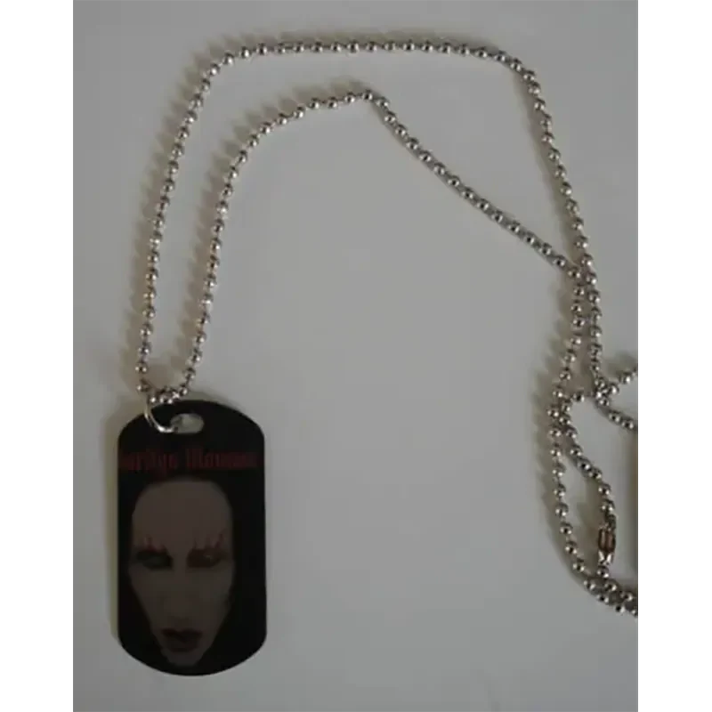 US Marilyn Manson License Plate (wide shot)