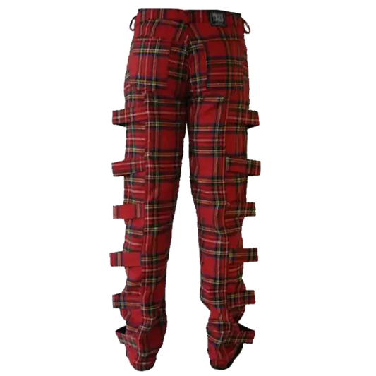 Pantalon écossais tartan avec boucles réglables (vue de derriÚre)