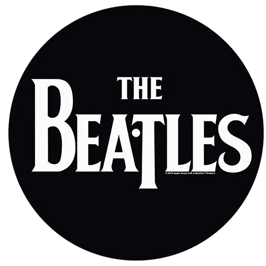 Feutrine vinyle Beatles 1 - Logo blanc