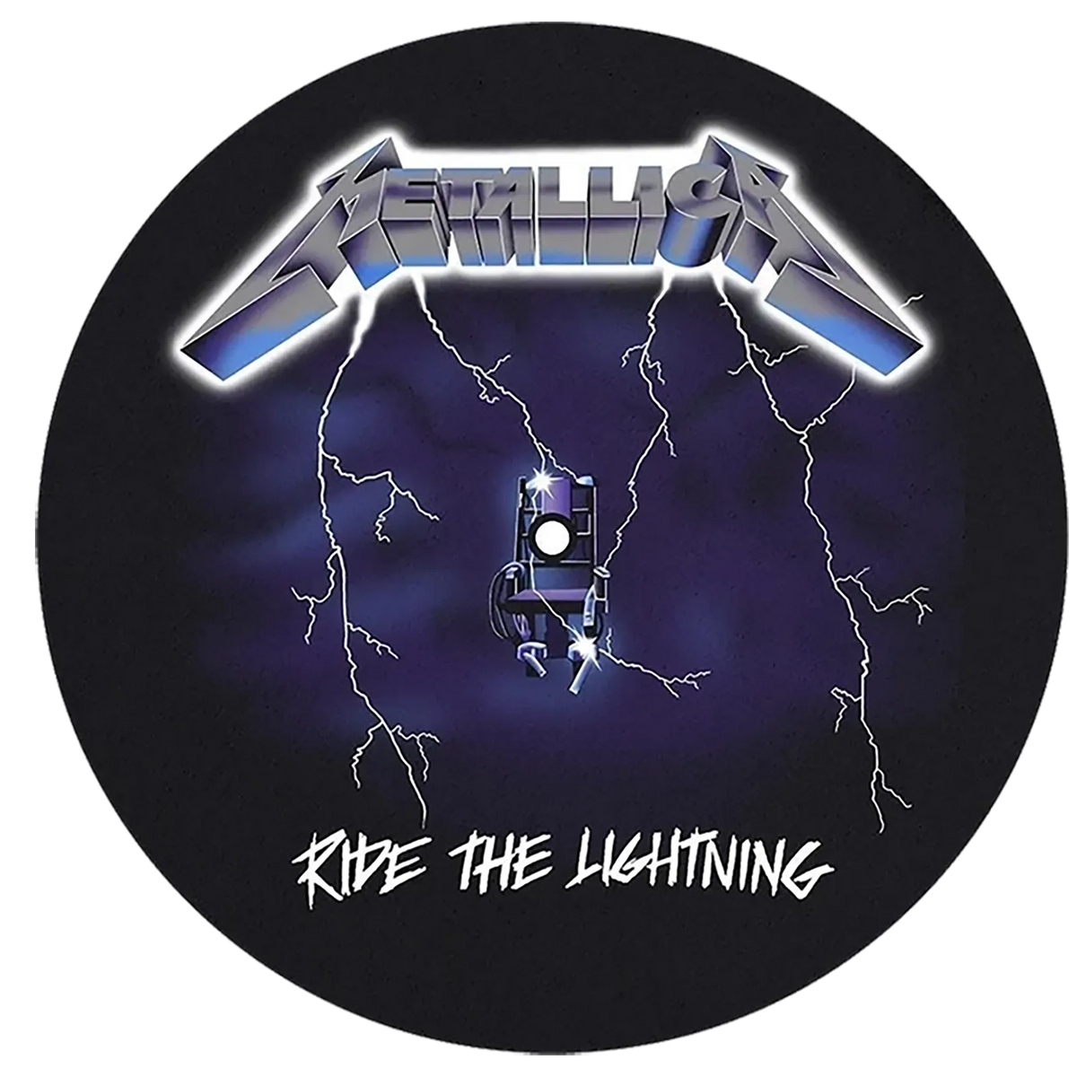 slipmat for vinyl records Metallica 1 - Ride the Lightning