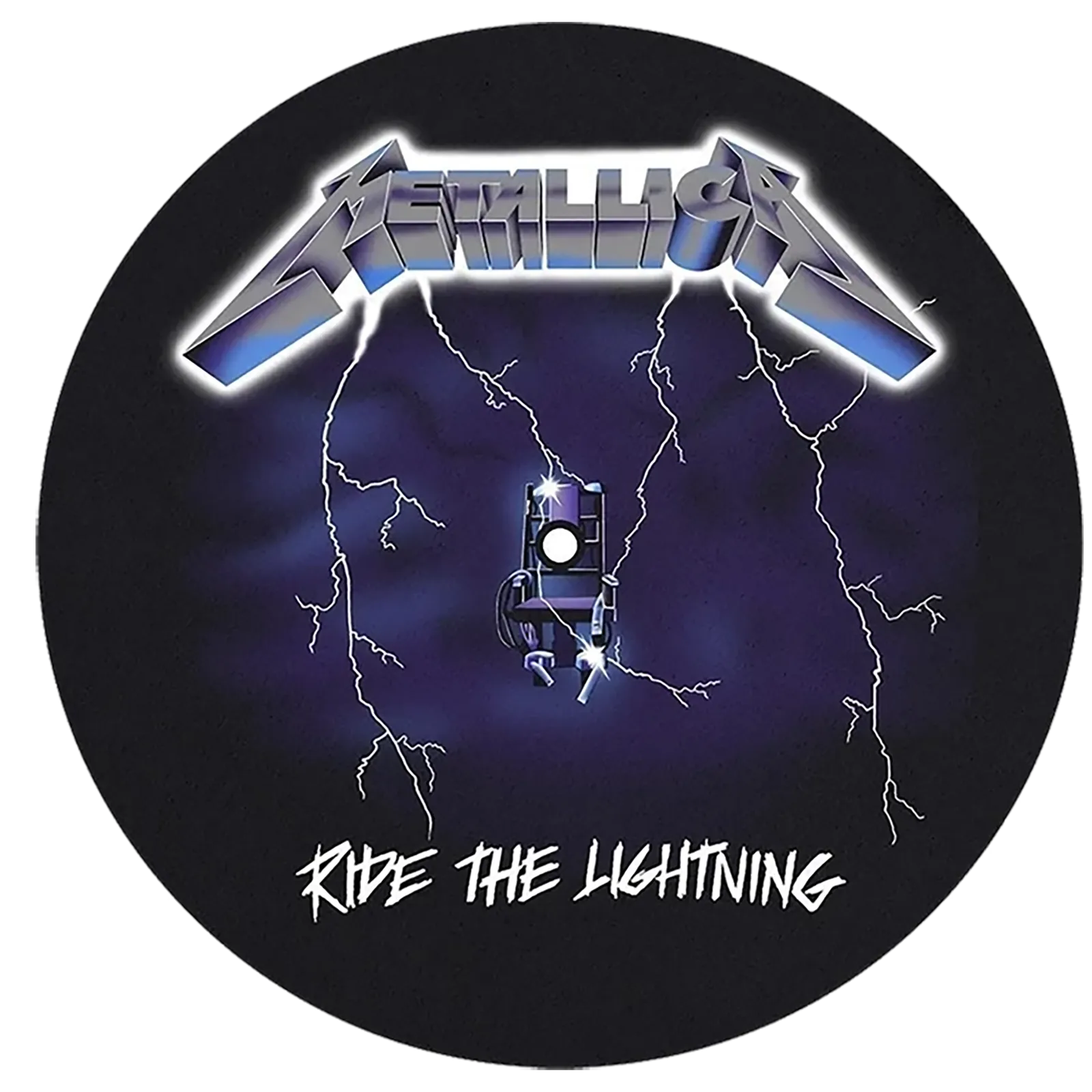 slipmat for vinyl records Metallica 1 - Ride the Lightning