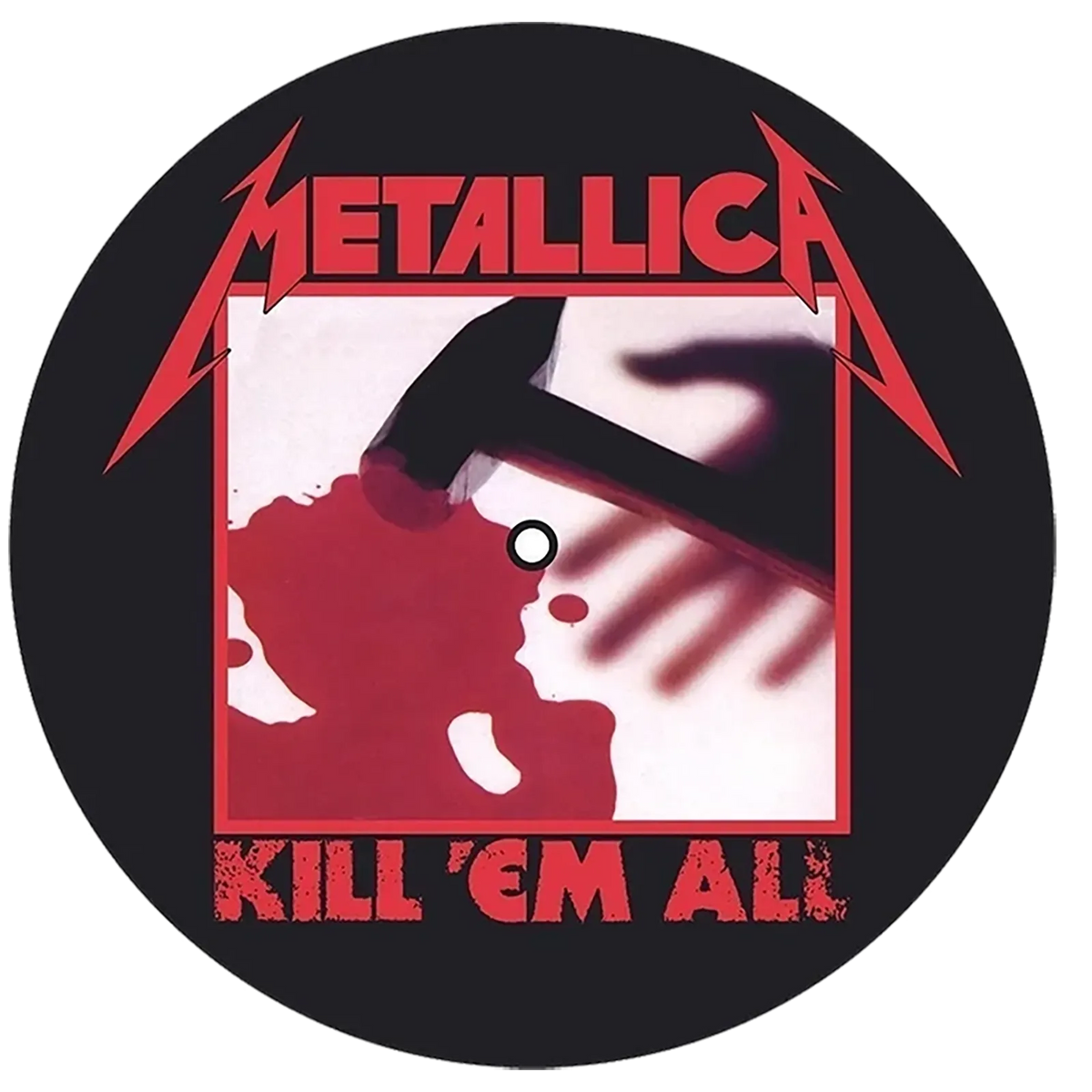slipmat for vinyl records Metallica 2 - Kill em All