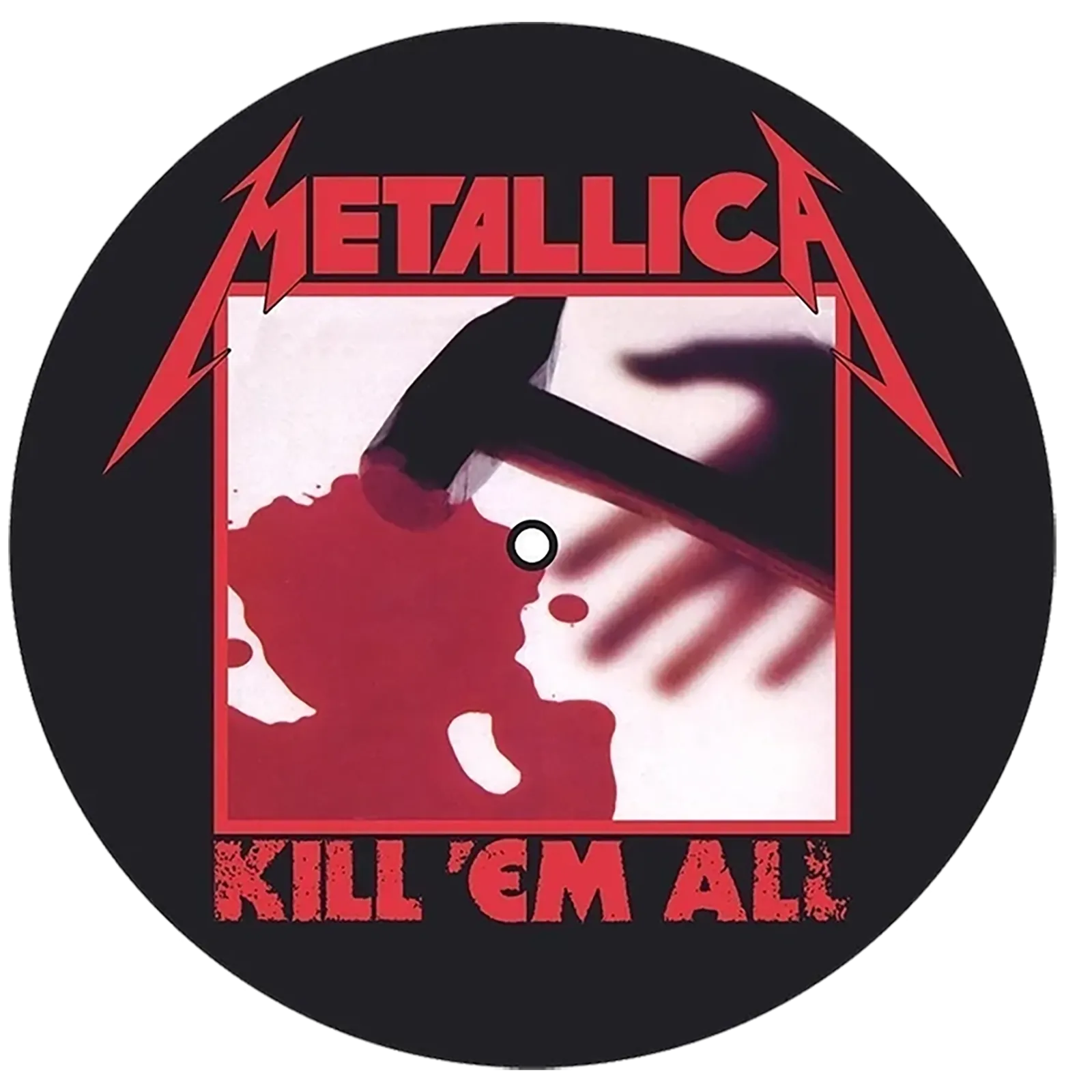 slipmat for vinyl records Metallica 2 - Kill em All