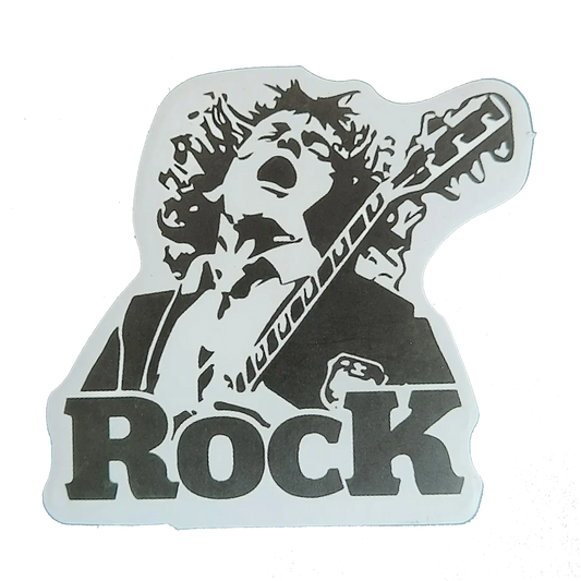 Autocollant AC/DC - Angus Rock n&b