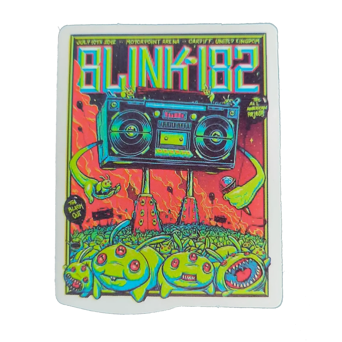 Sticker Blink 182 - Motorpoint Arena