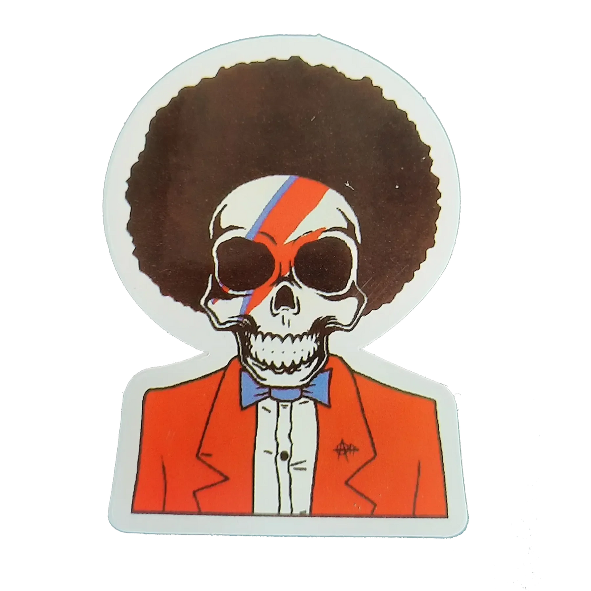 Sticker David Bowie - Aladdin Sane skull