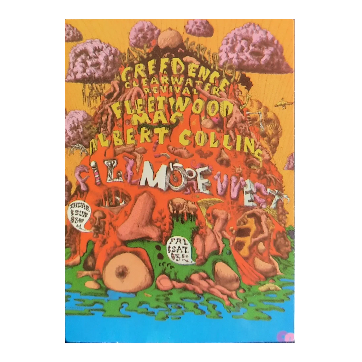 Sticker Creedence Clearwater Revival + Fleetwood Mac