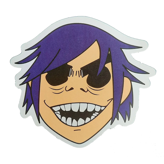 Autocollant Gorillaz - 2D (Stuart Pot)