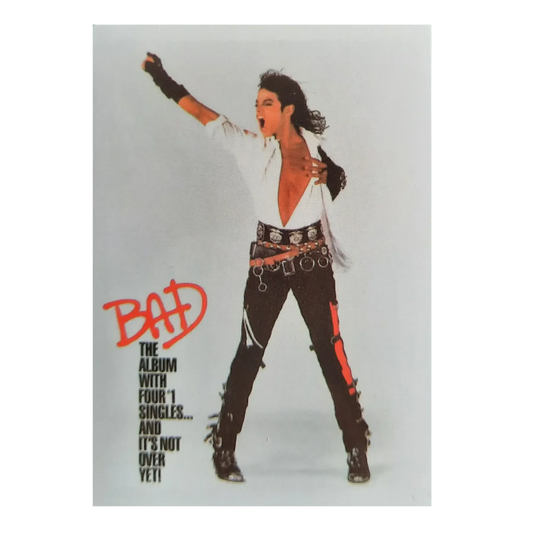 Autocollant Michael Jackson - Bad