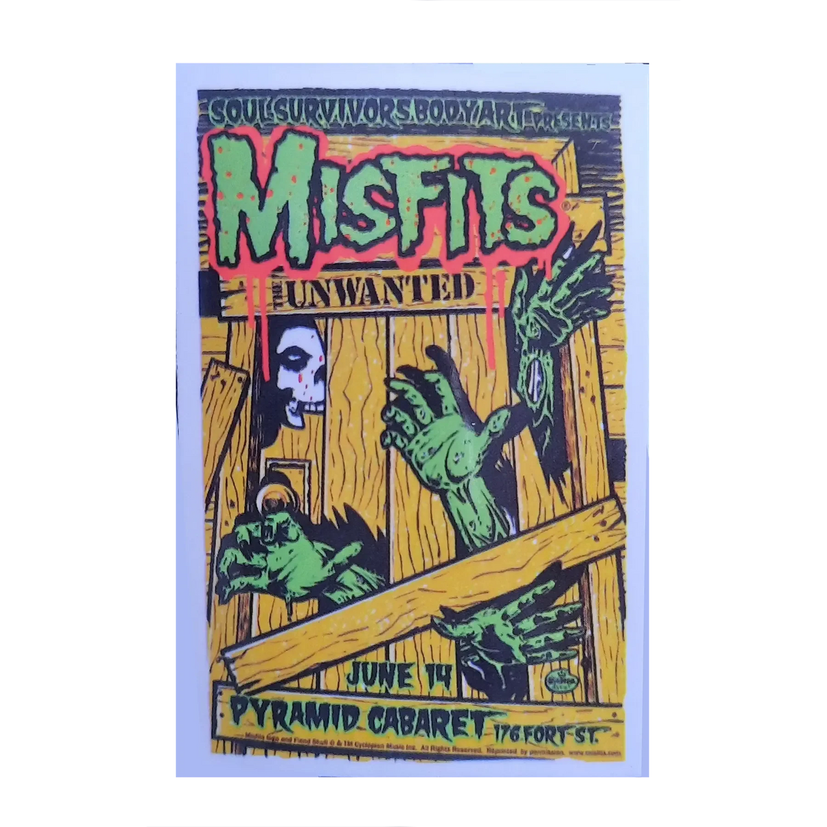 Sticker Misfits - Unwanted Pyramid Cabaret