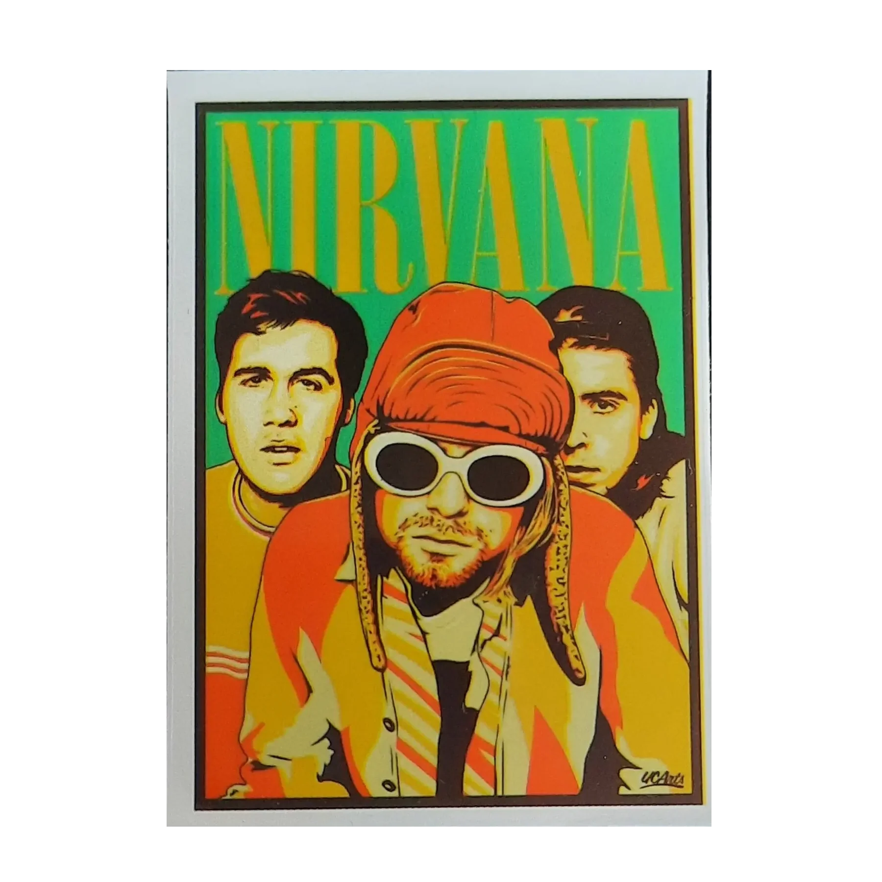 Autocollant Nirvana - Band