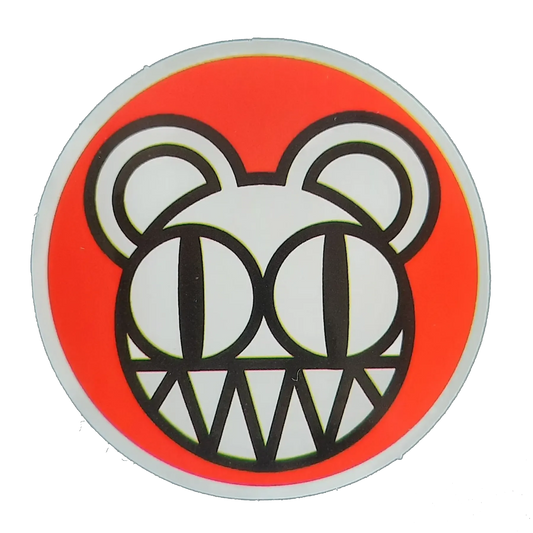Autocollant Radiohead rouge
