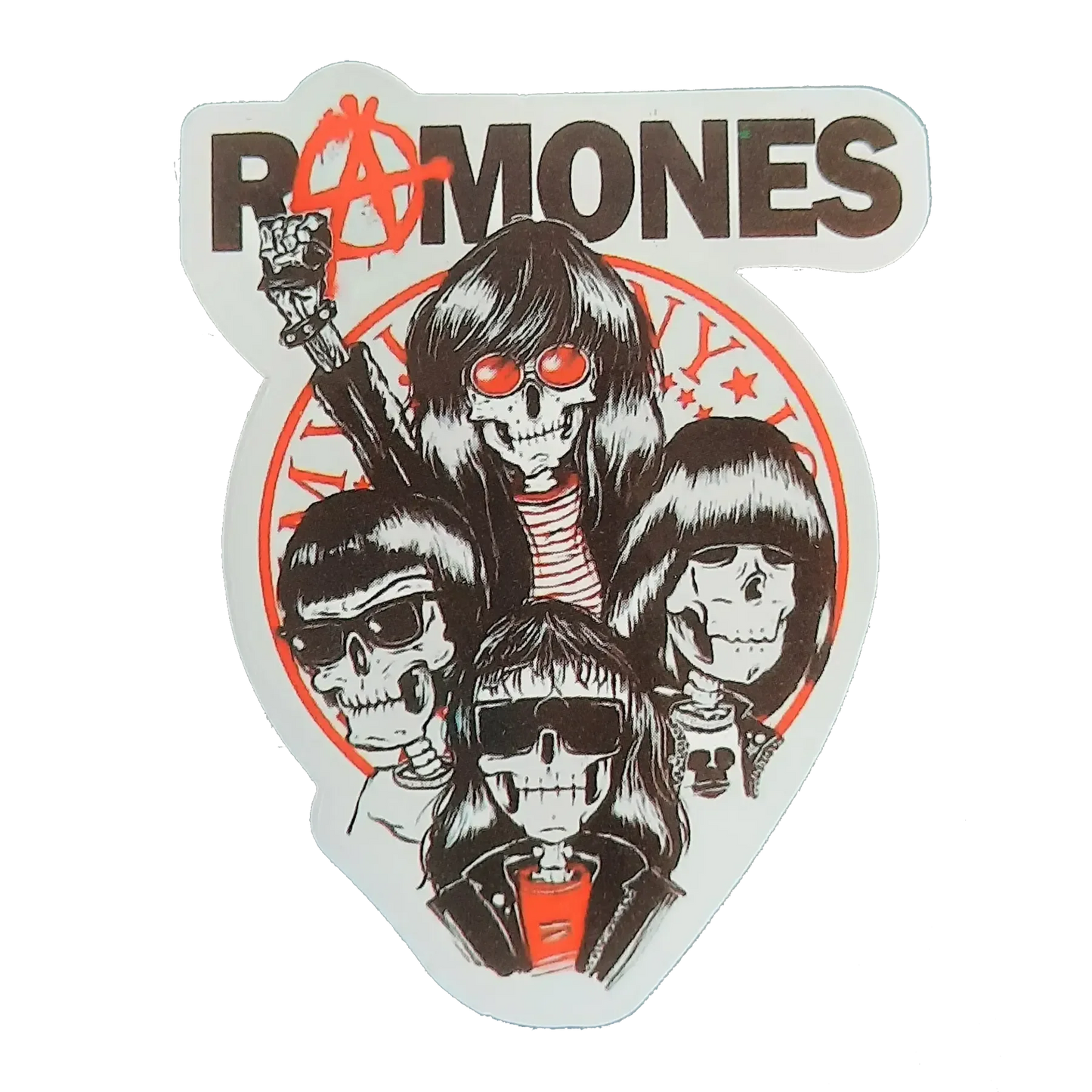 Sticker Ramones - Anarchy