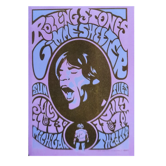 Autocollant Rolling Stones - Gimme Shelter