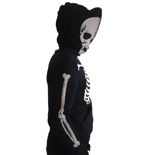 Sweat shirt Skull intégral (vue profil)