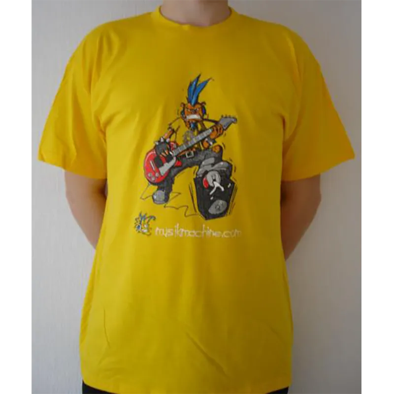 T-shirt Musik Machine (jaune)