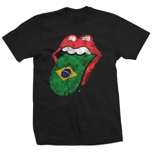 T-shirt Rolling Stones - Langue Brésil