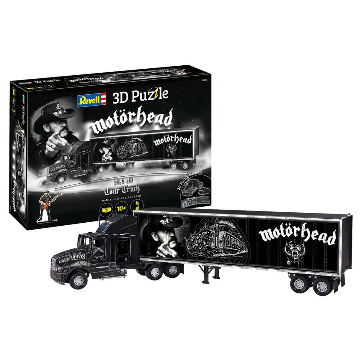 Full View of the Motorhead Truck Once Assembled – 3D Collectible Model