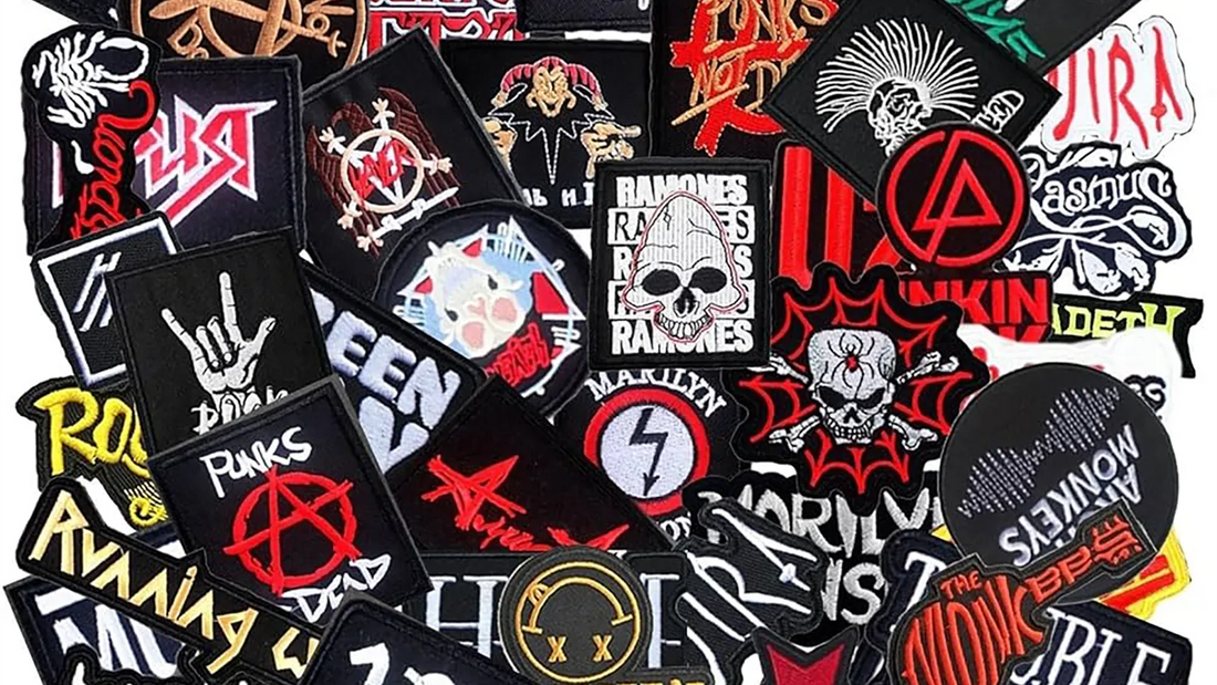 Le patch brodé, accessoire culte des vestes punk et metal