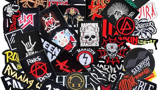 Le patch brodé, accessoire culte des vestes punk et metal
