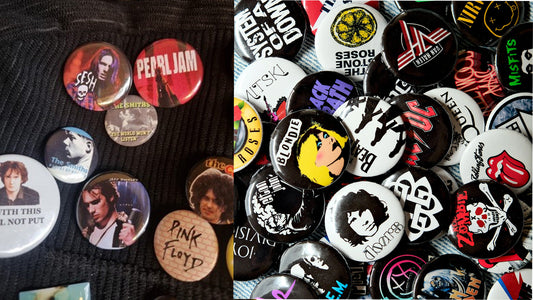 Les badges rock — petits objets, grandes histoires