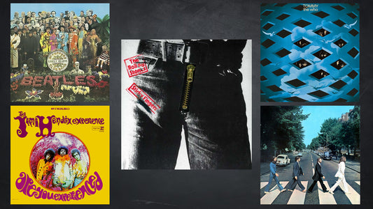 Les pochettes cultes du rock des années 60 : naissance d’un art visuel