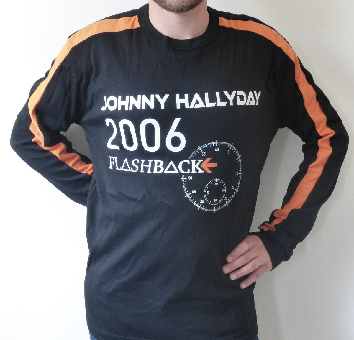 T-shirt Johnny Hallyday - Flashback 2006 [manches longues]
