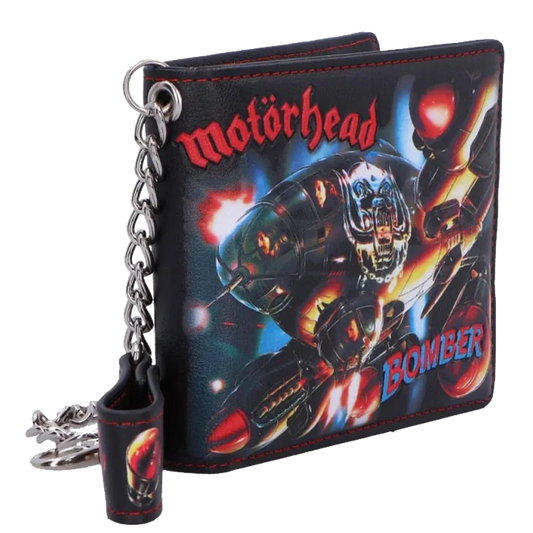 Portefeuille officiel Motorhead - Bomber (vue de 3/4)