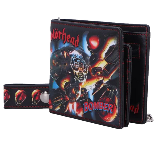 Portefeuille Motörhead Bomber avec chaîne par Nemesis Now