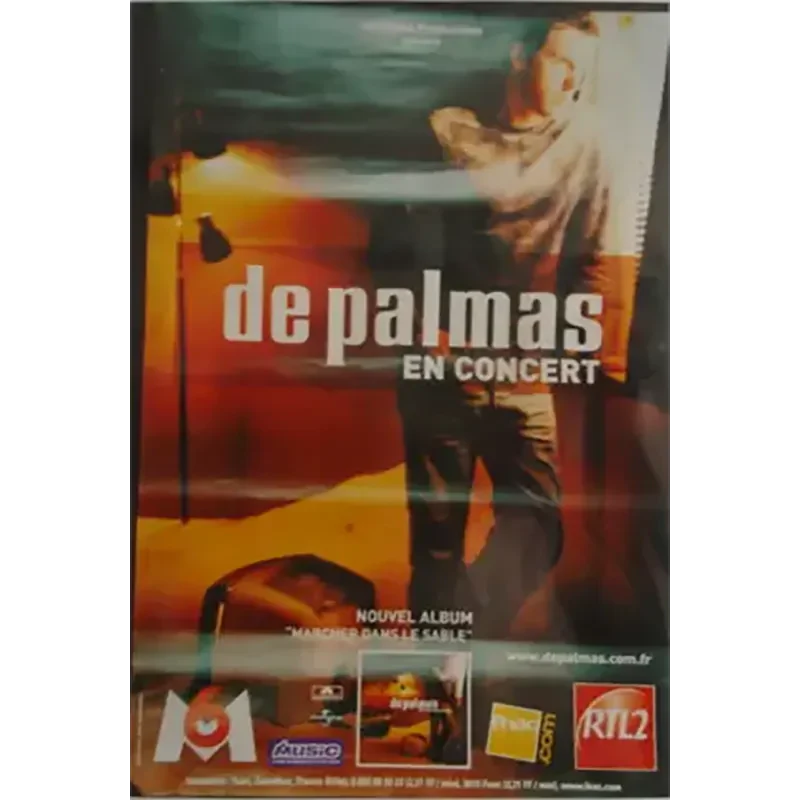 Affiche De Palmas - Marcher dans le sable