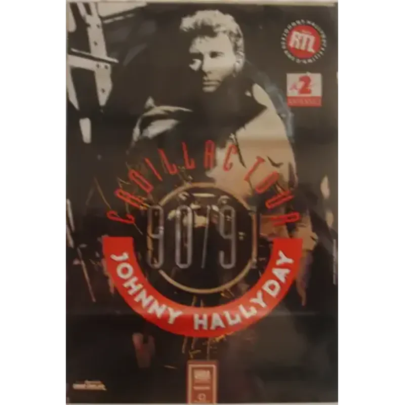 Affiche Johnny Hallyday - Cadillac tour