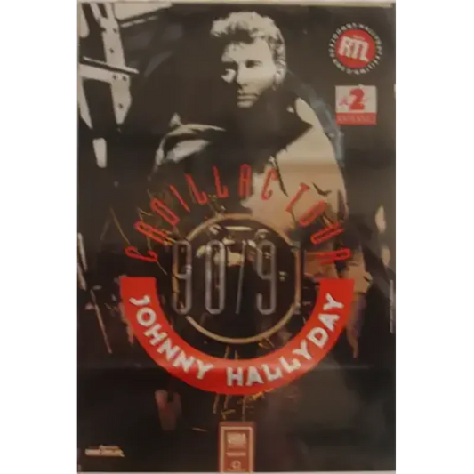 Affiche Johnny Hallyday - Cadillac tour
