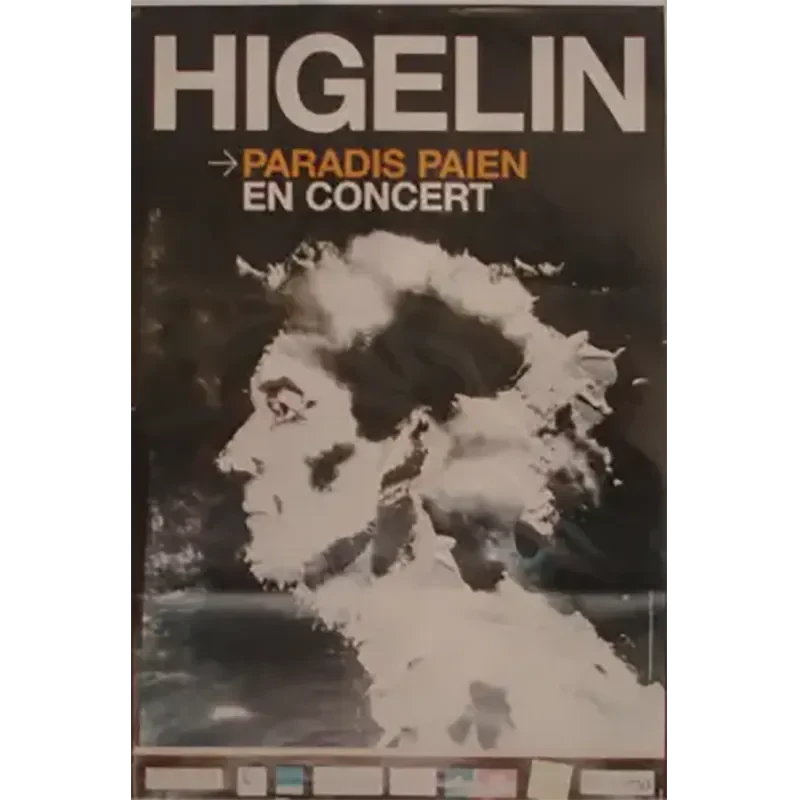 Affiche Jacques Higelin - Paradis païen
