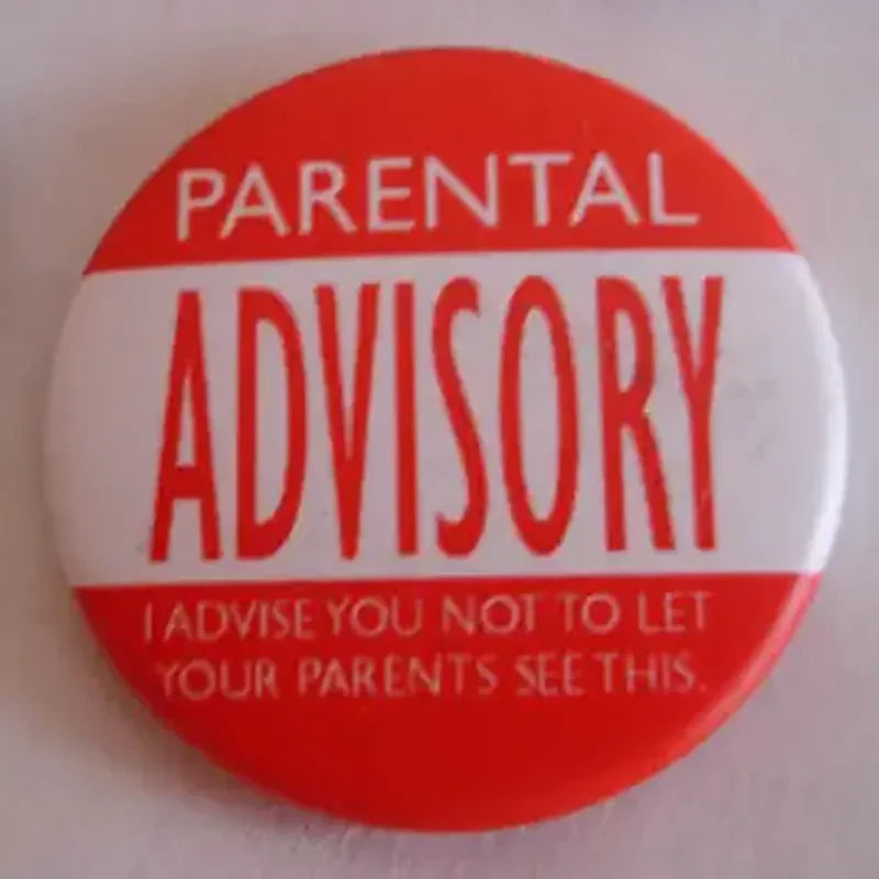 Badge Parental Advisory Explicit Lyrics