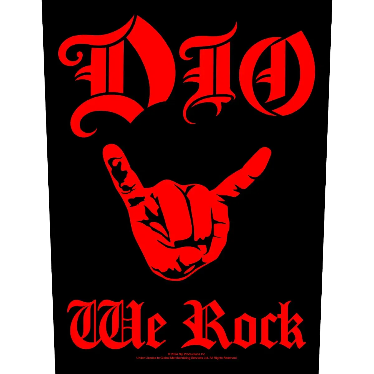 Dossard Dio - We Rock