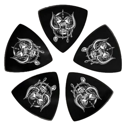 Ensemble de médiators tri-tip Motorhead assortis, décorés de visuels divers