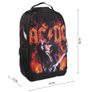 Sac à dos AC/DC - Angus on Fire - vue 3