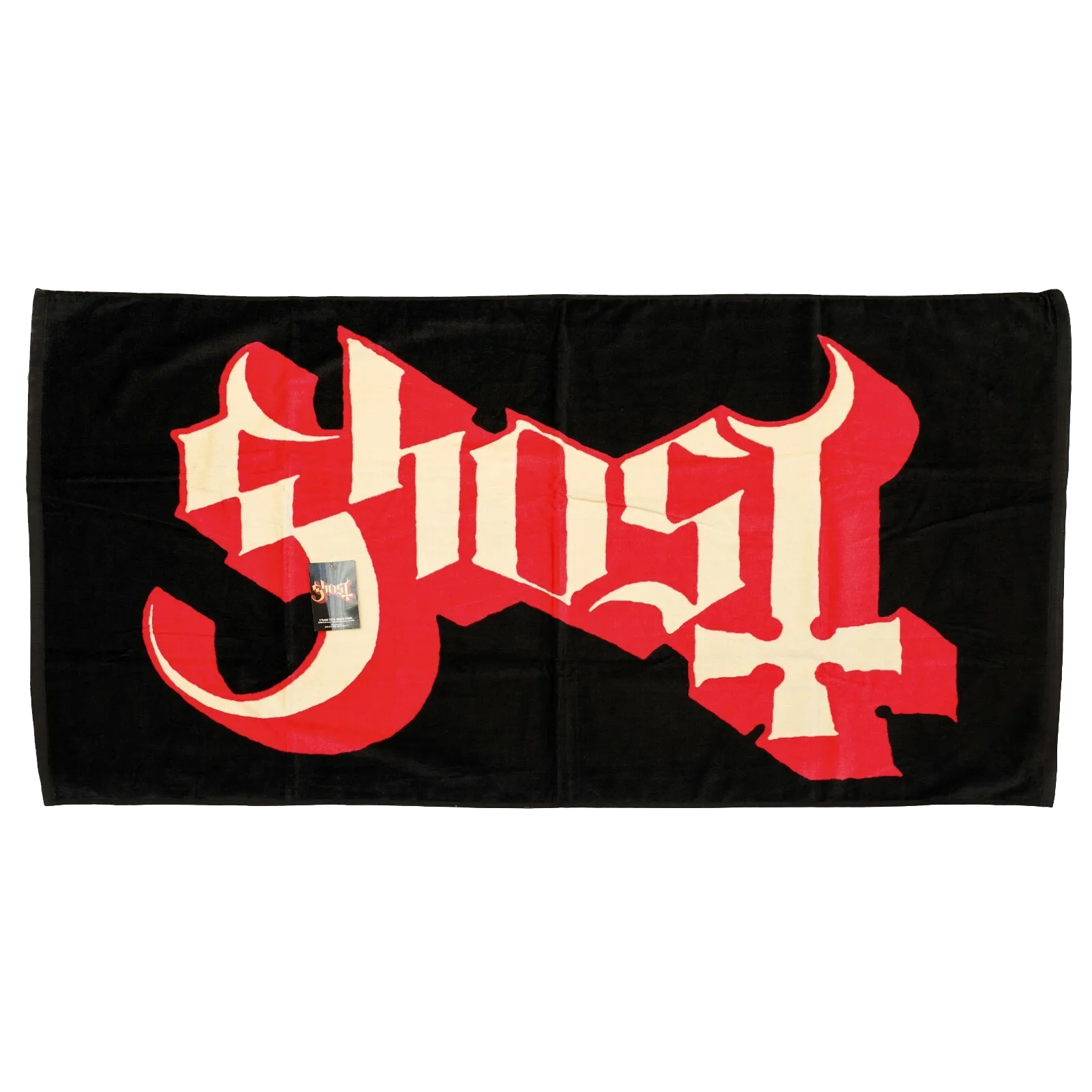 Serviette Ghost officielle – logo rouge complet