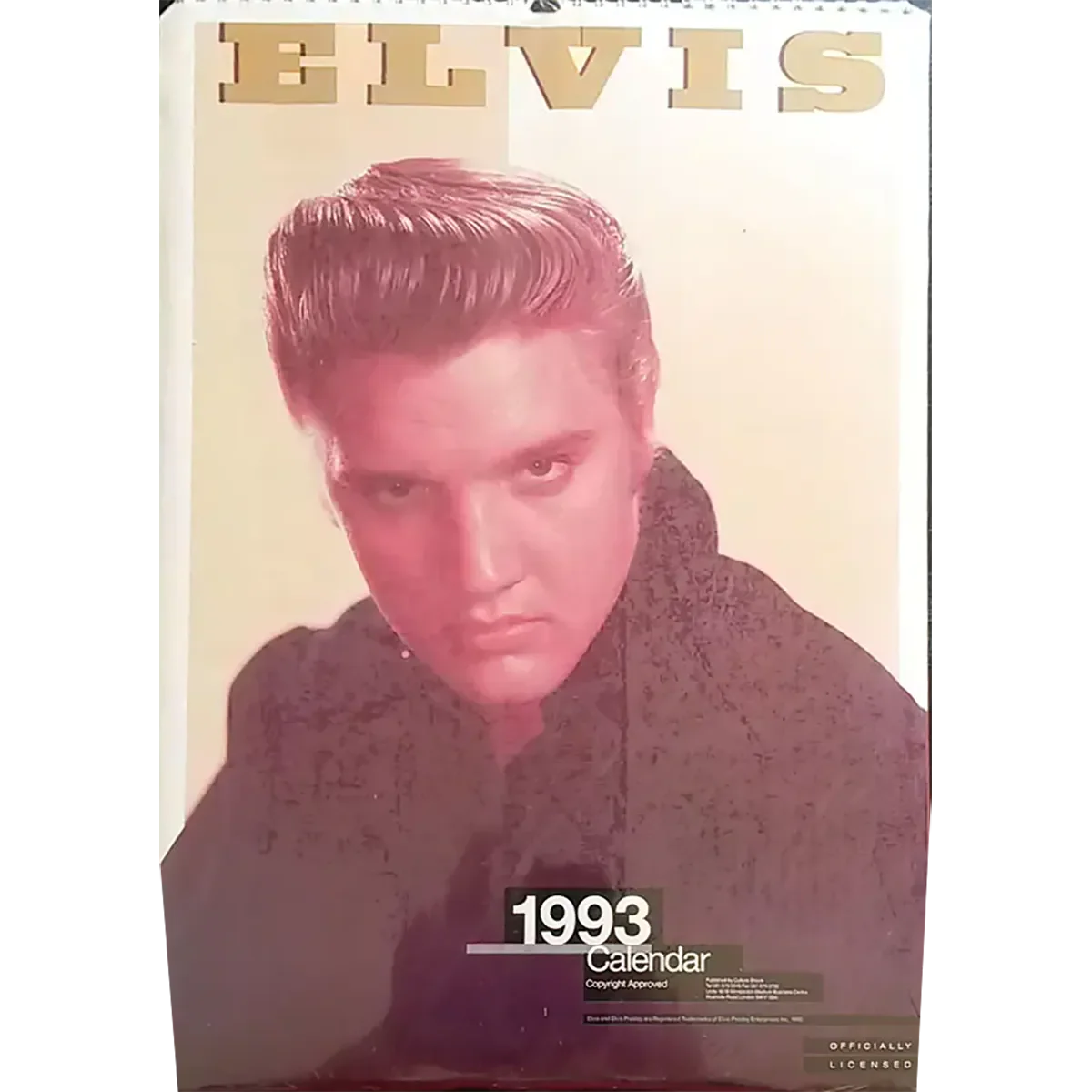 Vintage calendar Elvis Presley 1993