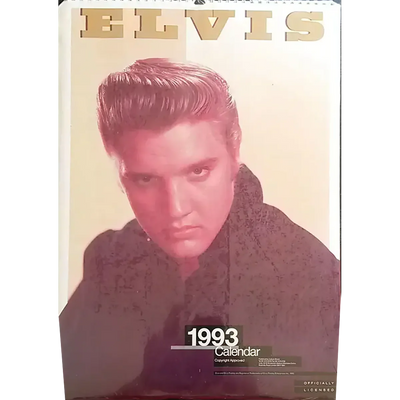 Calendrier vintage Elvis Presley 1993