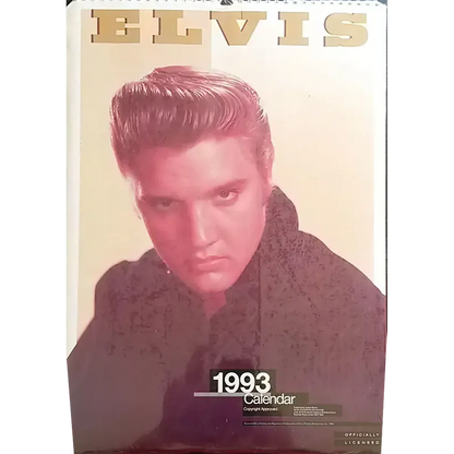 Vintage calendar Elvis Presley 1993