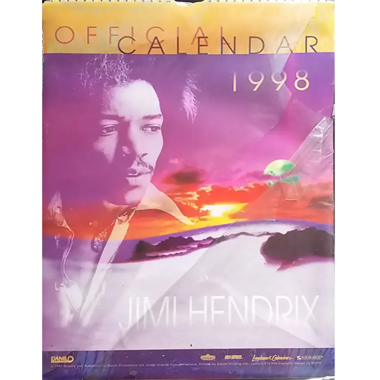 Calendrier vintage Jimi Hendrix 1998