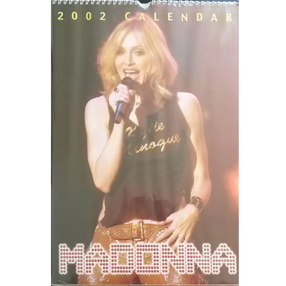Calendrier vintage Madonna 2002