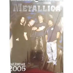 Calendrier vintage Metallica 2005