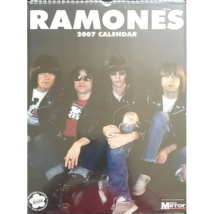 Vintage calendar Ramones 2007