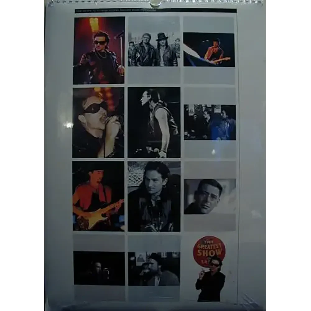 Vintage calendar U2 1994 (dos)