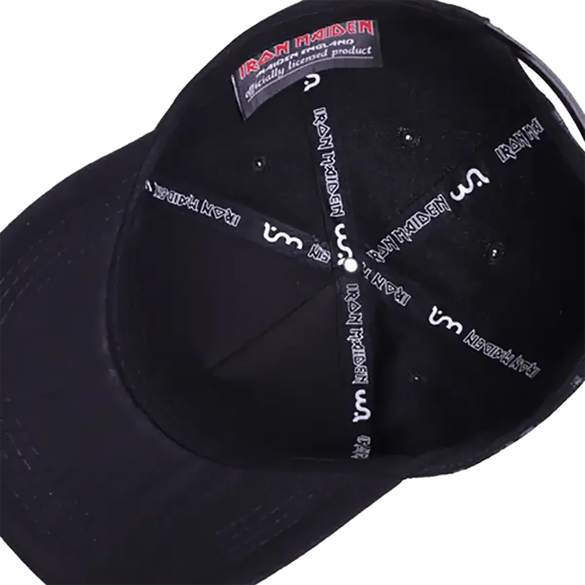 Casquette officielle Iron Maiden - Powerslave (vue dessous)