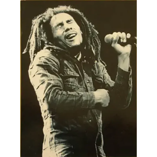 Carte postale Bob Marley - Live black and white